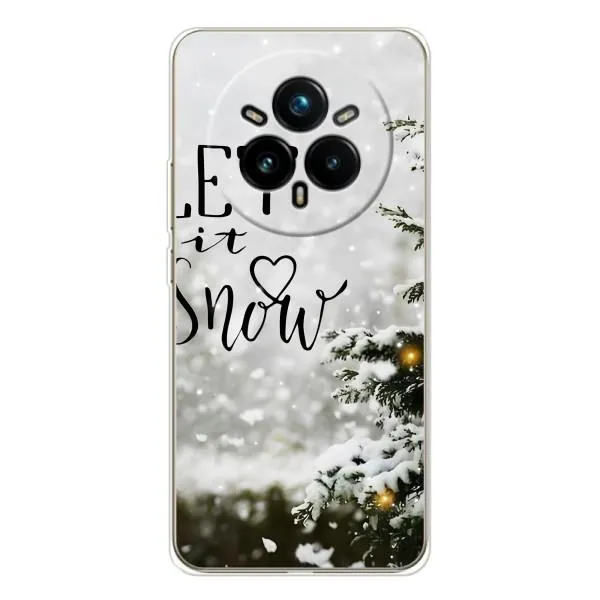 Чехол с принтом «Let it snow» для Realme 14 Pro Plus