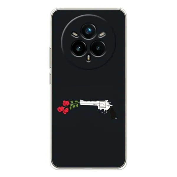 Чохол з принтом «Неочікувані квіти» для Realme 14 Pro 5G