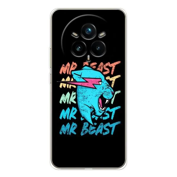 Чохол з принтом «logo Mr beast» для Realme 14 Pro 5G