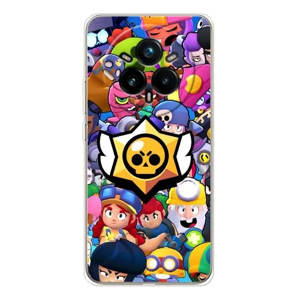Чехол с принтом «Лого Brawl Stars» для Realme 14 Pro 5G
