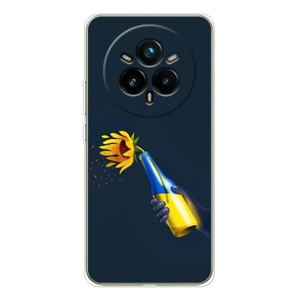Чехол с принтом «Коктейль молотова» для Realme 14 Pro 5G