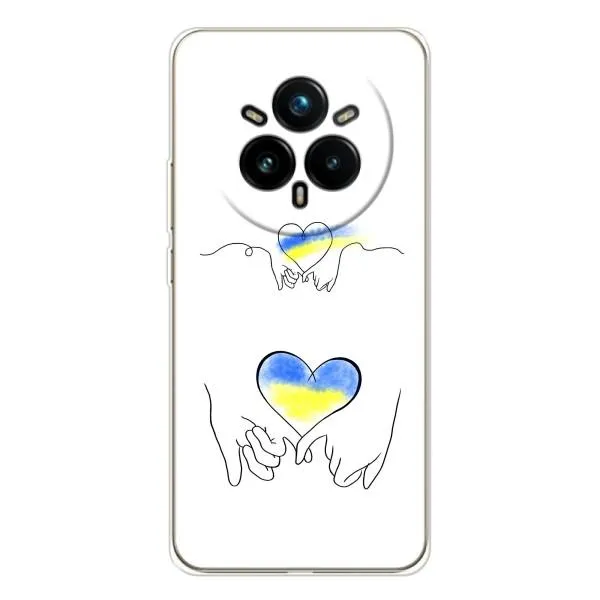 Чехол с принтом «Мир Украине» для Realme 14 Pro 5G