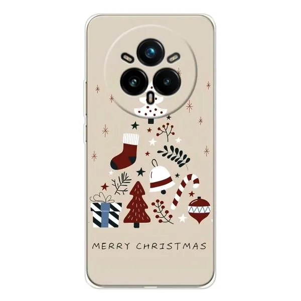 Чехол с принтом «Merry Christmas» для Realme 14 Pro 5G