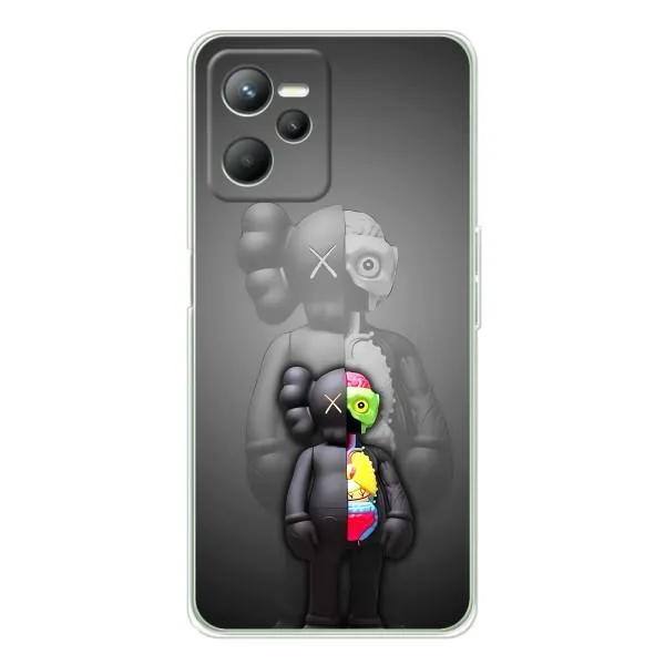 Чехол с принтом «Тело Bearbrick» для Realme 14