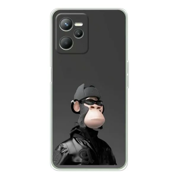 Чехол с принтом «стильная обезьяна NFT» для Realme 14