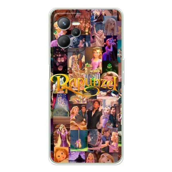 Чохол з принтом «Колаж Рапунцель» для Realme 14