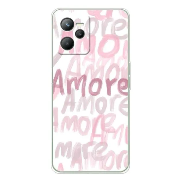 Чехол с принтом «Аморе любовь» для Realme 14 Чехол с принтом «Аморе любовь» для Realme 14