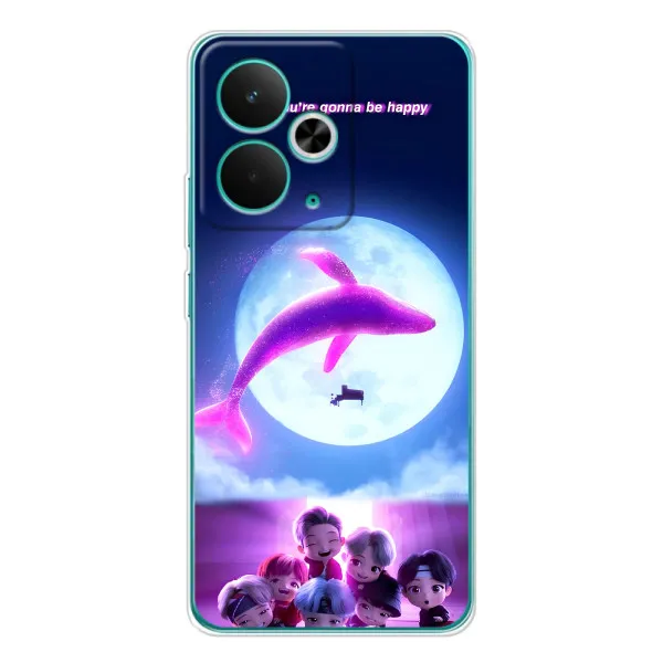 Чохол з принтом «КИТ BTS» для Realme 14T