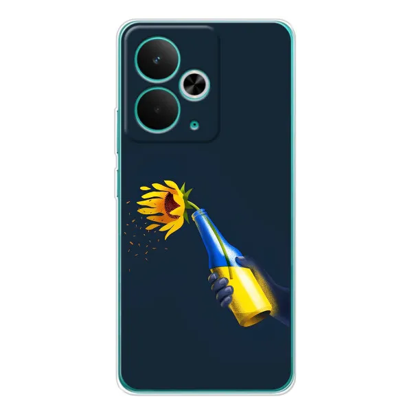 Чехол с принтом «Коктейль молотова» для Realme 14T
