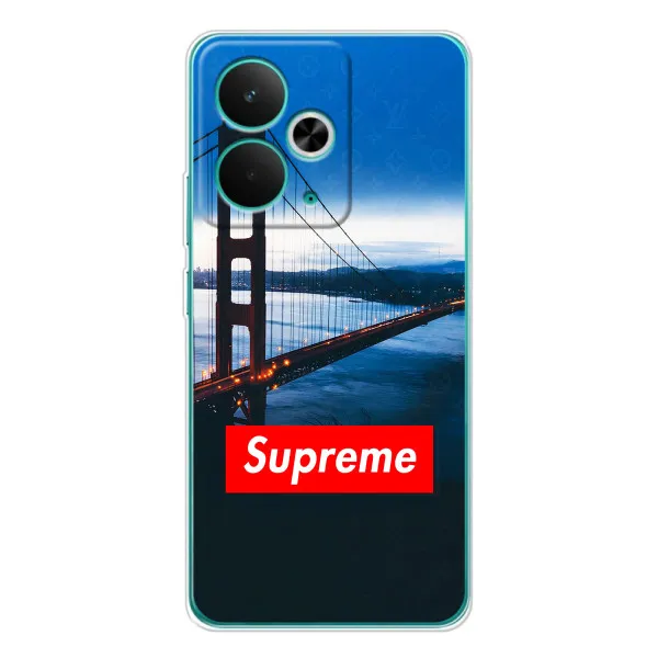Чохол з принтом «Стиль Supreme» для Realme 14T
