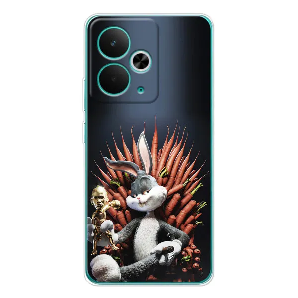 Чехол с принтом «Король Кролик» для Realme 14T