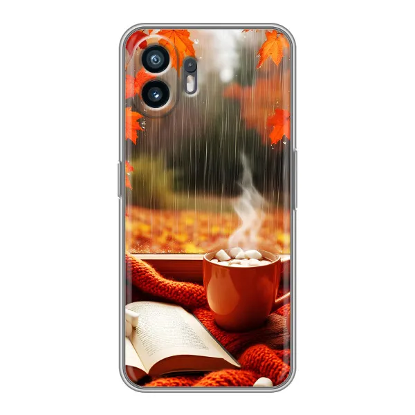 Чехол с принтом «Кофе и дождь» для Realme 15 Lite Чехол с принтом «Кофе и дождь» для Realme 15 Lite