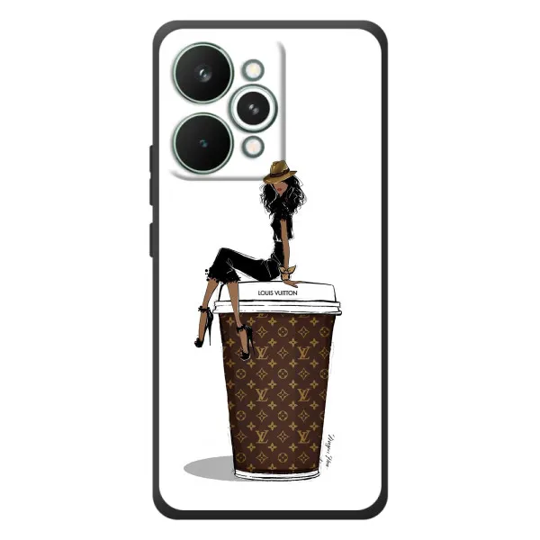 Чохол з принтом «кава LOUIS VUITTON» для Realme 15 Pro