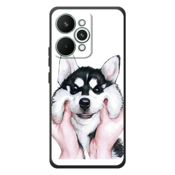 Чехол с принтом «Довольный Хаски» для Realme 15 Pro Чехол с принтом «Довольный Хаски» для Realme 15 Pro