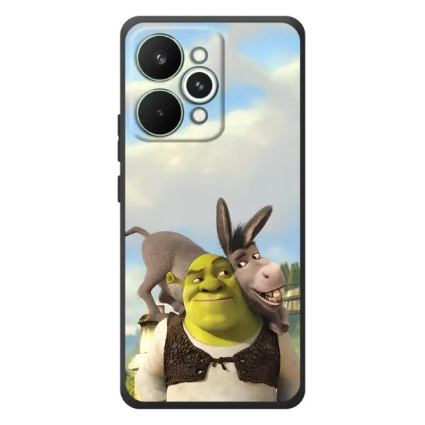 Чехол с принтом «Шрек и Осел» для Realme 15 Pro