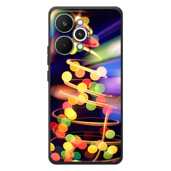 Чехол с принтом «Елка с гирлянд» для Realme 15 Pro Чехол с принтом «Елка с гирлянд» для Realme 15 Pro