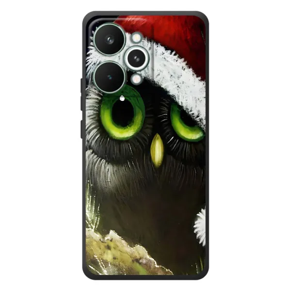 Чехол с принтом «Новогодняя Сова» для Realme 15 Pro Чехол с принтом «Новогодняя Сова» для Realme 15 Pro