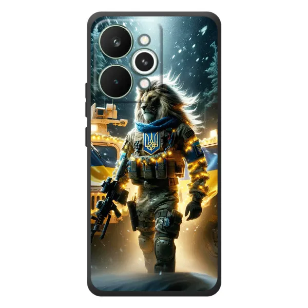 Чехол с принтом «ЛЕВ ЗСУ» для Realme 15 Pro Чехол с принтом «ЛЕВ ЗСУ» для Realme 15 Pro