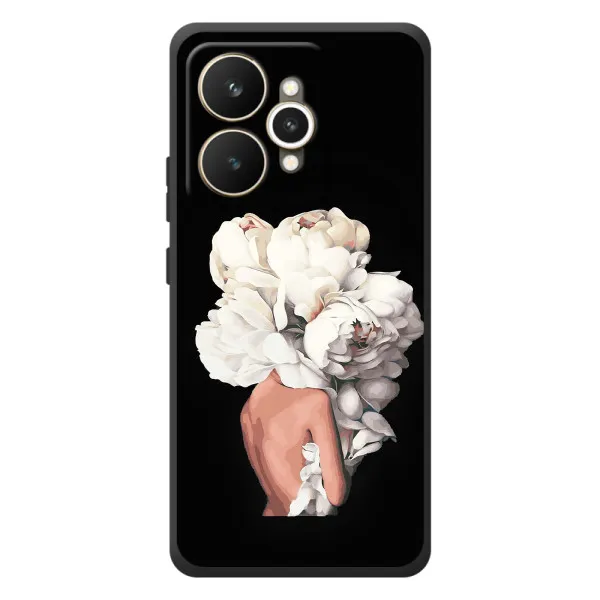 Чехол с принтом «Белые цветы» для Realme 15