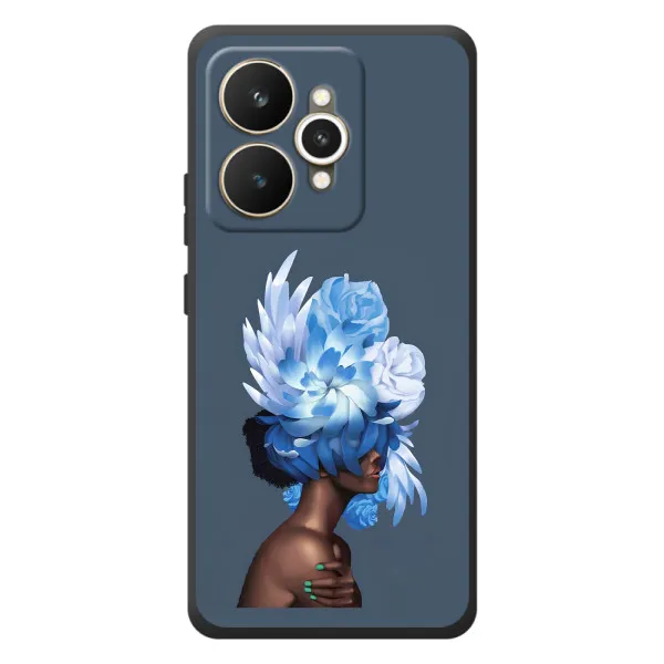 Чехол с принтом «Цветы на голове» для Realme 15