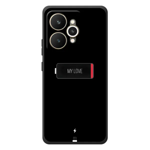 Чехол с принтом «Love battery» для Realme 15