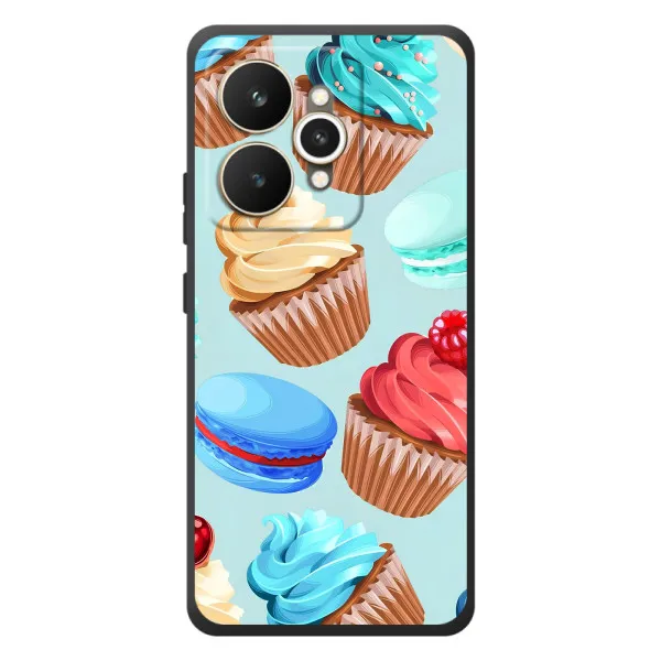 Чехол с принтом «Кексики» для Realme 15