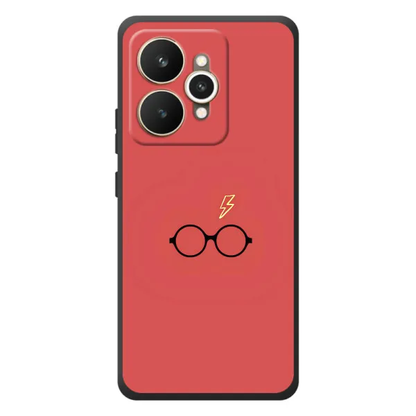Чехол с принтом «шрам и очки» для Realme 15 Чехол с принтом «шрам и очки» для Realme 15