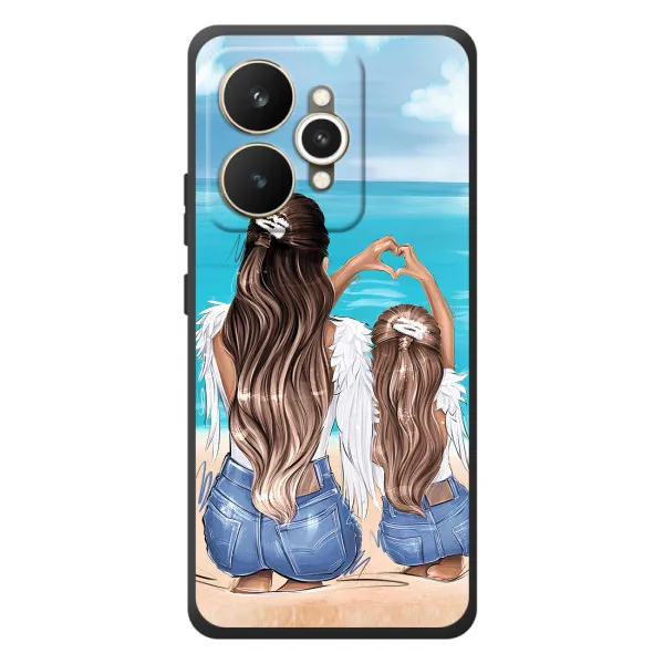 Чехол с принтом «Мама с доченькой» для Realme 15