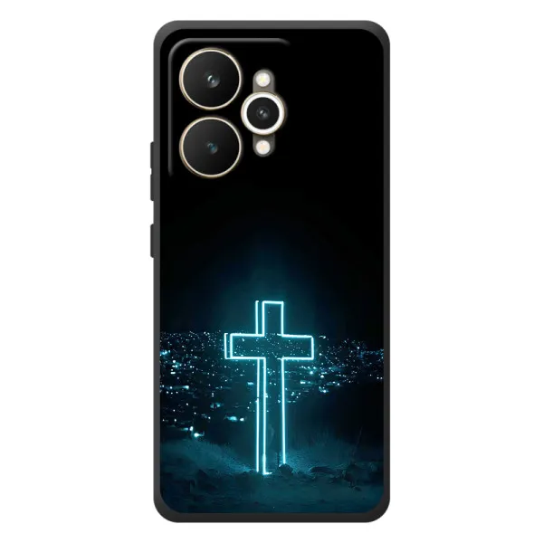 Чехол с принтом «Крест и город» для Realme 15 Чехол с принтом «Крест и город» для Realme 15
