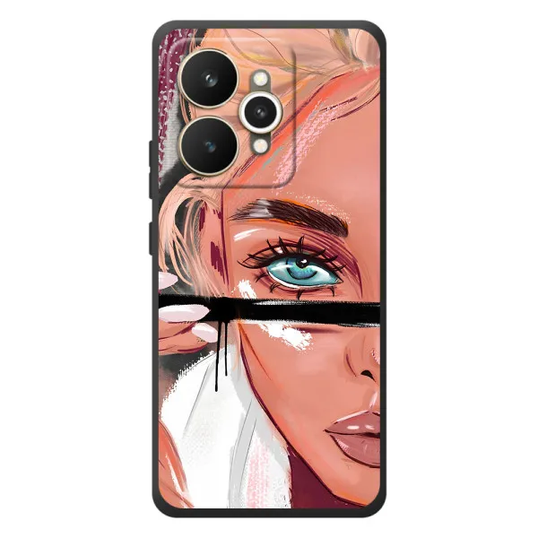 Чехол с принтом «Макияж» для Realme 15