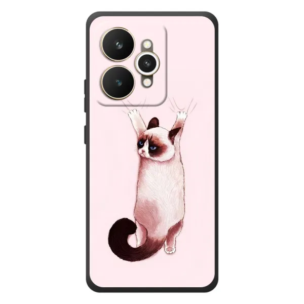Чехол с принтом «Котик падает» для Realme 15