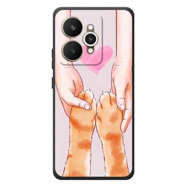 Чехол с принтом «Любовь к котикам» для Realme 15
