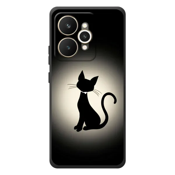 Чехол с принтом «Силуэт котика» для Realme 15 Чехол с принтом «Силуэт котика» для Realme 15
