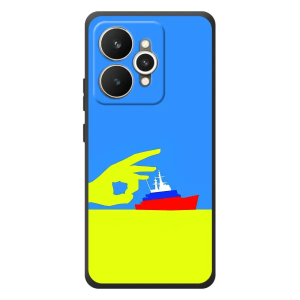 Чехол с принтом «Щелбан кораблю» для Realme 15 Чехол с принтом «Щелбан кораблю» для Realme 15