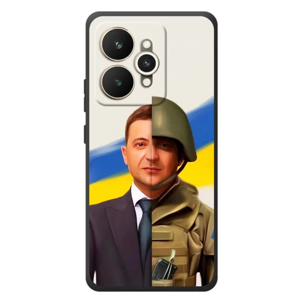 Чехол с принтом «Зеленский солдат» для Realme 15 Чехол с принтом «Зеленский солдат» для Realme 15