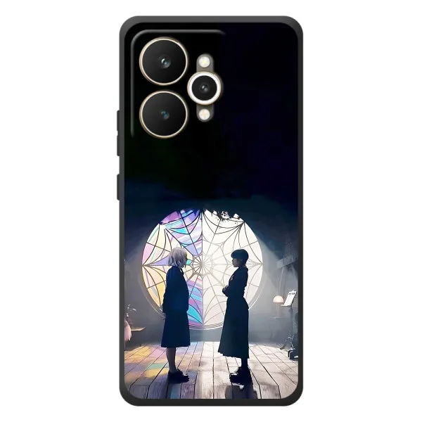 Чехол с принтом «Уэнздей и Инид» для Realme 15 Чехол с принтом «Уэнздей и Инид» для Realme 15