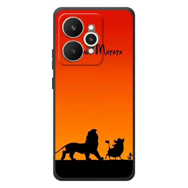 Чехол с принтом «Акуна Матата закат» для Realme 15