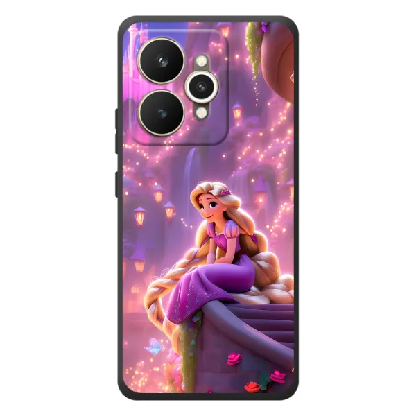 Чехол с принтом «Рапунцель в замке» для Realme 15