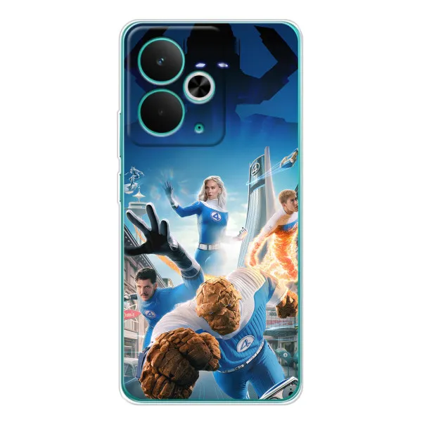 Чехол с принтом «Герои Фантастическая Четверка» для Realme 15