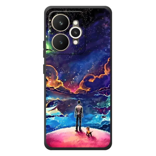 Чехол с принтом «Галактический вид» для Realme 15