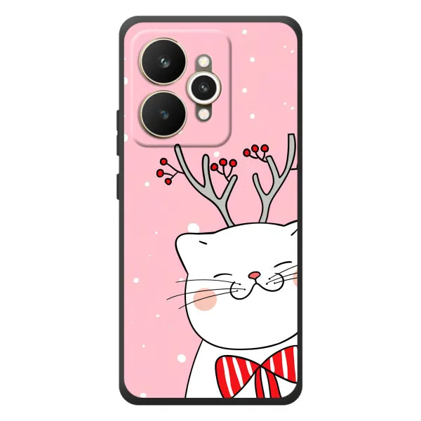Чехол с принтом «Зимний кот» для Realme 15