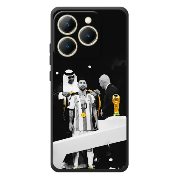 Чохол з принтом «Мессі коронований» для Realme 15T Чохол з принтом «Мессі коронований» для Realme 15T