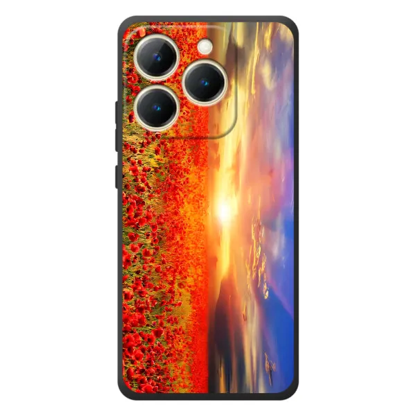 Чехол с принтом «Поле тюльпанов» для Realme 15T