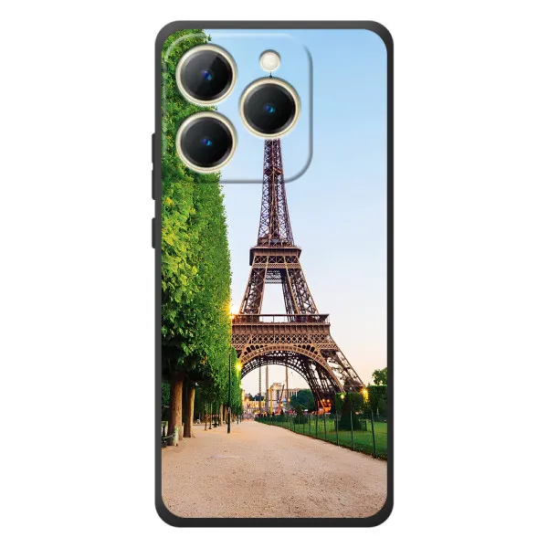 Чехол с принтом «Дорога в Париж» для Realme 15T