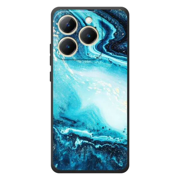 Чехол с принтом «Голубой мрамор» для Realme 15T Чехол с принтом «Голубой мрамор» для Realme 15T