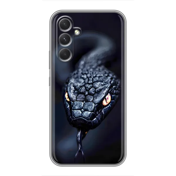 Чохол з принтом «Чорна змія» для Realme 15x