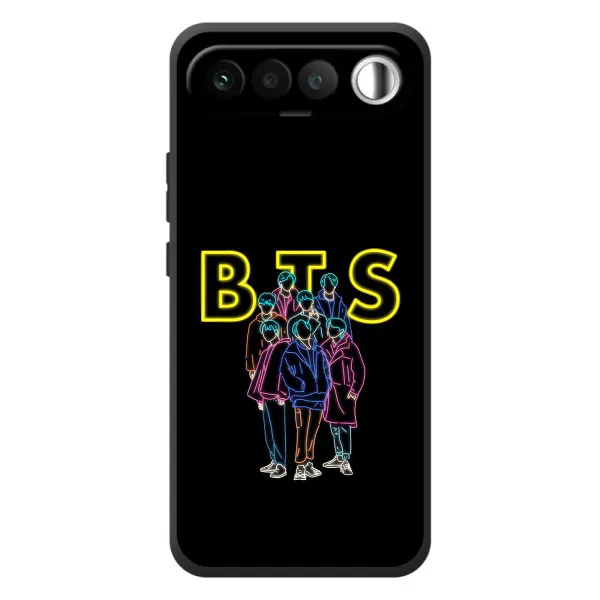 Чехол с принтом «BTS стайл» для RealMe 16 5G Чехол с принтом «BTS стайл» для RealMe 16 5G