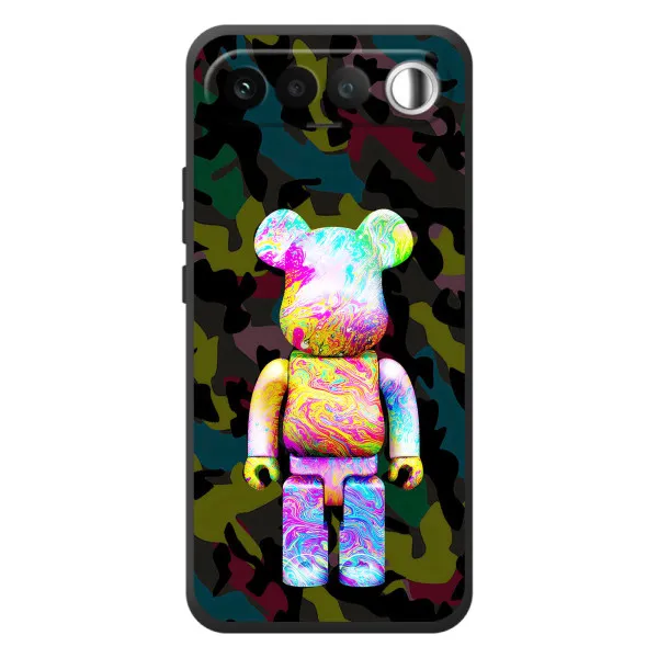 Чехол с принтом «Яркий Bearbrick» для RealMe 16 5G