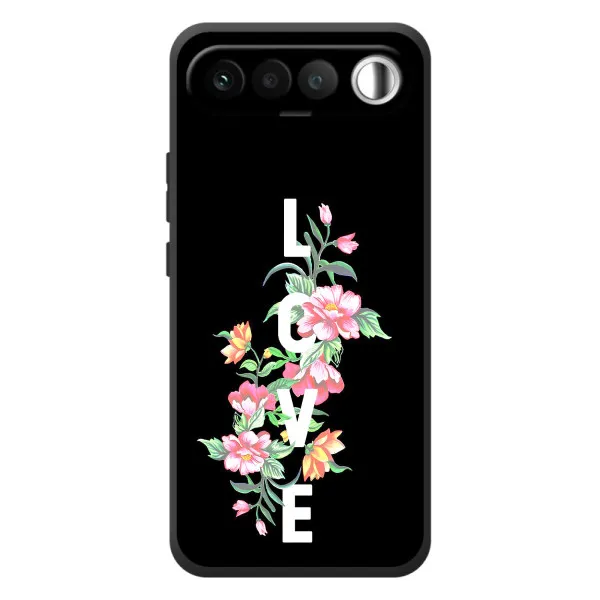 Чохол з принтом «Квіти LOVE» для RealMe 16 5G
