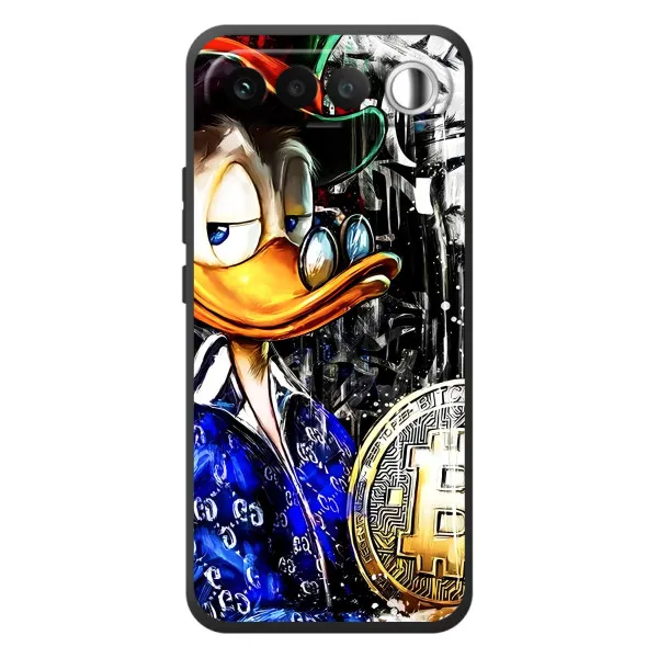 Чехол с принтом «Биткойн Скрудж» для RealMe 16 5G